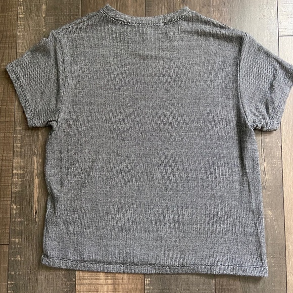 Brandy Melville Grey Knit Tshirt - Picture 1 of 3